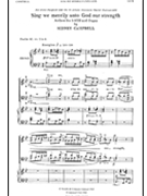Sing We Merrily Unto God Our Strength by Campbell Sidney for SATB