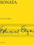 Sonata Opus 82 by Elgar Edward for Violin and Piano