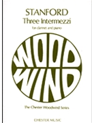 3 Intermezzi by Stanford Sir Charles Villiers for Clarinet Solo
