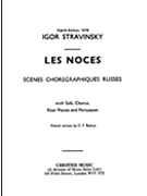 Les Noces by Stravinsky Igor for Mini Score