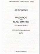 Magnificat and Nunc Dimittis (Collegium Regale) by Tavener John for SATB