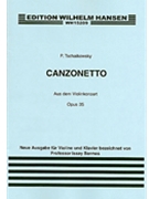 Canzonetta From Violin Concerto In D Op.35 by Tchaikovsky Pyotr Ilyich - Barmas - for Violin pn