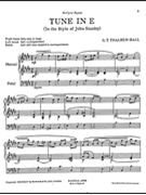 Tune in E for Organ by Thalben-Ball George for