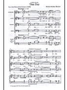 This Day by Bennett Richard Rodney for SATB