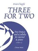 Three For Two by Chapple Brian for Clarinet Solo
