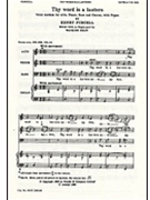 Thy Word Is a Lantern by Purcell Henry for SATB