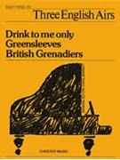 Three English Airs (Easy Piano No.33) by for Piano