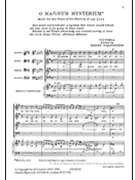 O Magnum Mysterium by De Victoria Tomas L - Washington Henry - for SATB a cappella