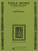 Viola Music For Concert & Church by - Boetje - for Viola Collection