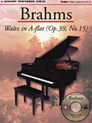 Waltz In A Flat Opus 39 #15 by Brahms Johannes for Piano