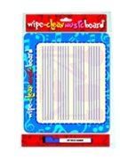 Wipe-clean Music Boards for Teaching Aid (Landscape - Blue)