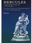 Hercules Opera Libretto by Handel George Frideric for