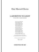 Labyrinth to Light by Davies Peter Maxwell for