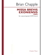 Missa Brevis Exoniensis by Chapple Brian for SATB