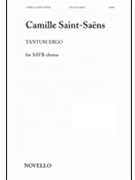 Tantum Ergo by Saint-Saens Camille for SATB