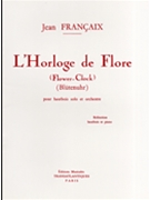 L'Horloge de Flore by Francaix Jean for Oboe and Piano