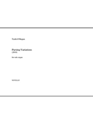 Parsing Variations by O'Regan Tarik for