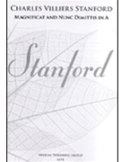 Magnificat and Nunc Dimittis in A by Stanford Sir Charles Villiers for SATB and Organ