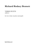 3 Duets (2011) by Bennett Richard Rodney for Viola Duet