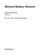 4 Duets (2011) by Bennett Richard Rodney for Cello Duet