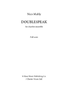Doublespeak by Muhly Nico for Score and Parts