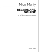 Recordare Domine by Muhly Nico for SATB a cappella