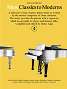 More Classics to Moderns Book 4 Second Series by - Agay Denes - for Piano