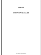 Symphony No. 10 by Glass Philip for Score
