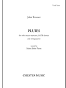Pluies by Tavener John for SATB Score
