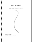 Voices of Our Ancestors by Musgrave Thea for SATB Score
