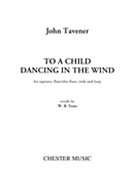 To A Child Dancing In The Wind by Tavener John for Parts