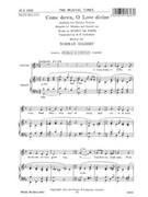 Come Down O Love Divine by Gilbert Norman for Unison