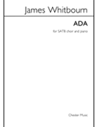 Ada by Whitbourn James Lord Byron for SATB and Piano