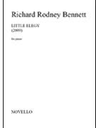 Little Elegy by Bennett Richard Rodney for Piano
