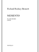 Memento by Bennett Richard Rodney for Violin