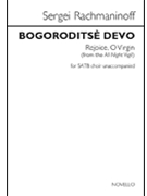 Bogoroditse Devo - Rejoice O Virgin by Rachmaninoff Sergei for SATB a cappella