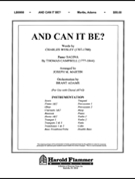 And Can It Be by Campbell Thomas - Martin Joseph M - for Instrumental Parts