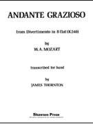 Andante Grazioso by Mozart Wolfgang Amadeus - Thornton - for Score and Parts