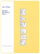Brass Quintet # 1 by Wilder Alec for Brass Quintet