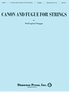 Canon and Fugue for Strings by Riegger Wallingford for Score and Parts