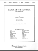 Carol Of The Faithful by Martin Joseph M - Adams Brant - for Instrumental Parts