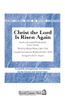Christ The Lord Is Risen Again by - Hopson Hal H - for SATB