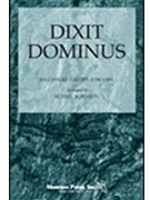 Dixit Dominus by Galuppi Baldassare - Robinson Russell L - for SSA
