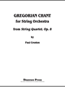 Gregorian Chant for String Orchestra by Creston Paul for String Orchestra