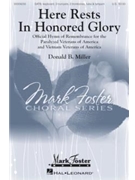 Here Rests in Honored Glory by Miller Donald for SATB
