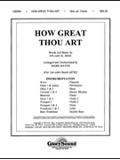 How Great Thou Art by - Hayes Mark - for Instrumental Parts