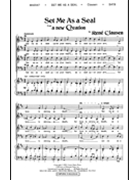 Set Me As A Seal by Clausen Rene - Robert Scholz - for SATB