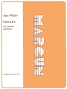 Sonata For Clarinet by Wilder Alec - Schuller Gunther - for Clarinet Solo