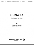 Sonata For Trombone by Davison John for Trombone and Piano
