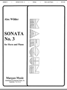 Sonata #3 by Wilder Alec - Barrows John - for French Horn and Piano